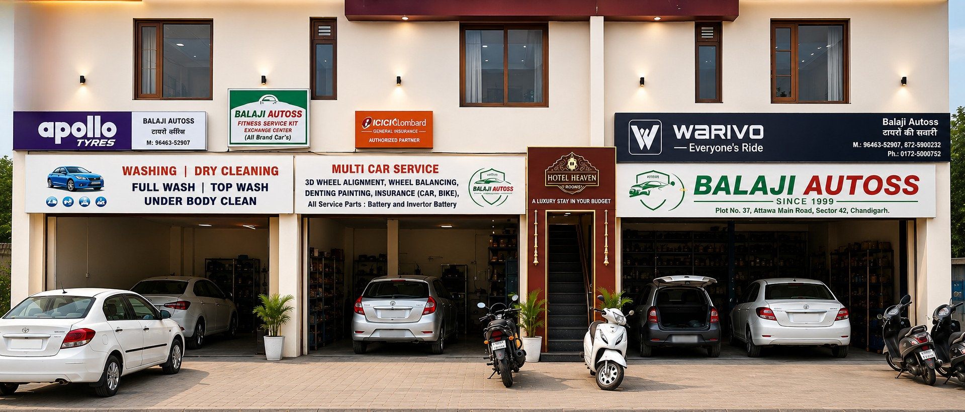 Balaji Autoss Storefront Workshop and Service Center